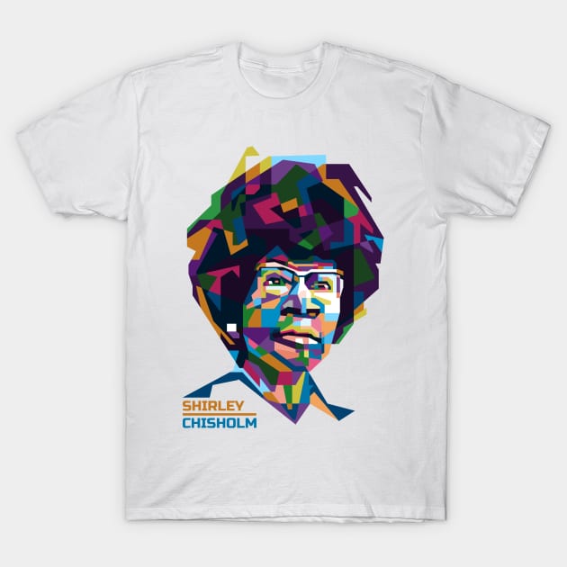 Abstract Pop Art Shirley Chisholm T-Shirt by smd90